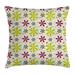 East Urban Home Florets Circle Hoop Square Pillow Cover Polyester | 20 H x 20 W x 2 D in | Wayfair ESUN7277 44248119