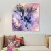 East Urban Home Spring Star Burst by Laura Mae Dooris - Wrapped Canvas Graphic Art Print Canvas in Gray/Pink | 18 H x 18 W x 1.5 D in | Wayfair