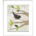 East Urban Home Birds in Spring III by Courtney Prahl - Picture Frame Graphic Art Print on Canvas in Brown/Green | Wayfair ETHG5586 45376562