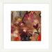 East Urban Home 'Garden of a Joyful Day BL' Framed Oil Painting Print Paper in Brown/Red | 20 H x 20 W x 1.5 D in | Wayfair EUAH3171 39648591