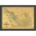 East Urban Home 'The County of Alameda California; 1857' Framed Print Canvas | 29 H x 44 W x 1.5 D in | Wayfair EUAH2680 39636101