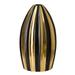 Everly Quinn Itko Table Vase Ceramic in Black/Yellow | 15 H x 8 W x 8 D in | Wayfair EYQN5010 42894717