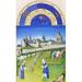 Buyenlarge Le Tres Riches Heures Du Duc De Berry June - by Paul, Herman & Jean Limbourg Painting Print in White | 36 H x 24 W x 1.5 D in | Wayfair