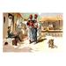 Buyenlarge A Soldier & Villagers by Richard Simkin Painting Print | 24 H x 36 W x 1.5 D in | Wayfair 0-587-04578-7C2436