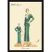 Buyenlarge ' Dress & Overcoat' by Atelier Bachroitz Framed Painting Print in Green | 36 H x 24 W x 1.5 D in | Wayfair 0-587-13309-0C2436