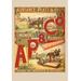 Buyenlarge 'Adriance, Platt & Co, Mowers, Reapers & Binders' Framed Vintage Advertisement in Green/Red/Yellow | 36 H x 24 W x 1.5 D in | Wayfair