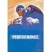 Buyenlarge 'Performance' by Wilbur Pierce Vintage Advertisement in Blue | 36 H x 24 W x 1.5 D in | Wayfair 0-587-20645-4C2436