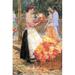 Buyenlarge 'Woman Sells Flowers' by Frederick Childe Hassam Painting Print in White | 36 H x 24 W in | Wayfair 0-587-26060-2C2436