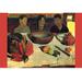 Buyenlarge 'Still Life w/ Banana' by Paul Gauguin Painting Print in Brown/Red | 44 H x 66 W x 1.5 D in | Wayfair 0-587-26006-8C4466