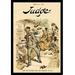 Buyenlarge 'Judge Magazine: John the Postman Rams the Gauntlet of Mud' by Victor Vintage Advertisement | 30 H x 20 W x 1.5 D in | Wayfair