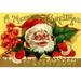 Buyenlarge A Merry Christmas to Everybody - Graphic Art Print in Green/Red/Yellow | 44 H x 66 W x 1.5 D in | Wayfair 0-587-22946-2C4466