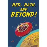 Buyenlarge 'Bed Bath & Beyond' Vintage Advertisement in Blue/Red/Yellow | 30 H x 20 W x 1.5 D in | Wayfair 0-587-22728-1C2030