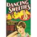 Buyenlarge Dancing Sweeties - Advertisements Print in White | 36 H x 24 W x 1.5 D in | Wayfair 0-587-62270-LC2436