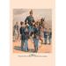 Buyenlarge Enlisted Men, Cavalry & Infantry (Full Dress) by H.A. Ogden Painting Print in Black/Gray | 36 H x 24 W x 1.5 D in | Wayfair
