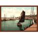 Buyenlarge 'Port of Calais' by Detroit Photographic Company Framed Photographic Print in Blue/Brown | 24 H x 36 W x 1.5 D in | Wayfair