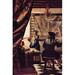 Buyenlarge 'The Allegory of Painting' by Johannes Vermeer Painting Print in White | 36 H x 24 W x 1.5 D in | Wayfair 0-587-26342-3C2436