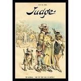 Buyenlarge 'Judge Magazine: & Yet They Call Us Brutes' Vintage Advertisement | 30 H x 20 W x 1.5 D in | Wayfair 0-587-16097-7C2030