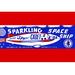 Buyenlarge 'Space Cadet Sparkling Space Ship' Vintage Advertisement in Blue/Red | 30 H x 20 W x 1.5 D in | Wayfair 0-587-25058-8C2030