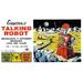 Buyenlarge 'Cragstan Talking Robot' Vintage Advertisement in Red/Yellow | 44 H x 66 W x 1.5 D in | Wayfair 0-587-24902-1C4466