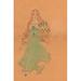 Buyenlarge 'Flamenco Dancer' by Norma Kramer Painting Print in Brown/Green | 30 H x 20 W x 1.5 D in | Wayfair 0-587-24816-4C2030
