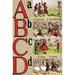 Buyenlarge A, B, C, D Illustrated Letters by Edmund Evans - Unframed Advertisements Print in White | 36 H x 24 W in | Wayfair 0-587-26755-0C2436