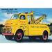 Buyenlarge Hoffman Brothers Inc. 24 Hour Wrecker Service - Graphic Art Print, Linen in White | 24 H x 36 W x 1.5 D in | Wayfair 0-587-27582-0C2436