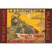 Buyenlarge 'La Locomotora Extra Selected Oranges' Vintage Advertisement Paper in Brown/Red/Yellow | 44 H x 66 W x 1.5 D in | Wayfair