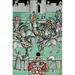 Buyenlarge Medieval Tournament Melee & Jousting - Graphic Art Print in Gray/Green | 66 H x 44 W x 1.5 D in | Wayfair 0-587-29336-5C4466