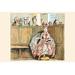 Buyenlarge Mrs. Blaize Always Looked Wonderful When She Went to Church by Randolph Caldecott - Unframed Print in Brown/Red | Wayfair