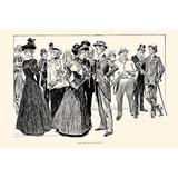 Buyenlarge Some Professional People by Charles Dana Gibson - Unframed Graphic Art Print in White | 24 H x 36 W x 1.5 D in | Wayfair