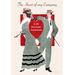 Buyenlarge 'The Heart of Any Company' by Wilbur Pierce Vintage Advertisement in Gray/Red | 66 H x 44 W x 1.5 D in | Wayfair 0-587-20634-9C4466