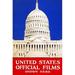 Buyenlarge United States Official Films Shown Here- Advertisements Print in Blue/Red | 30 H x 20 W x 1.5 D in | Wayfair 0-587-23461-xC2030