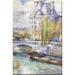 Buyenlarge 'The Louvre on Port Royal' by Frederick Childe Hassam Painting Print in Black/Pink/Red | 30 H x 20 W x 1.5 D in | Wayfair