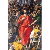 Buyenlarge 'Undressing Christ' by El Greco Painting Print in Black/Red/Yellow | 30 H x 20 W x 1.5 D in | Wayfair 0-587-29061-7C2030