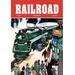 Buyenlarge Railroad Magazine: The Limited, 1952 Vintage Advertisement in Blue/Green | 42 H x 28 W x 1.5 D in | Wayfair 0-587-06093-xC2842