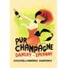 Buyenlarge 'Pur Champagne/Damery-Epernay' by Leonetto Cappiello Vintage Advertisement in Black/Green/Orange | 42 H x 28 W x 1.5 D in | Wayfair