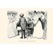 Buyenlarge 'Is This Why the Average Husband & Brother Stay Away?' by Charles Dana Gibson Painting Print in Black | 28 H x 42 W x 1.5 D in | Wayfair