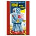 Buyenlarge Mechanical Walking Robot w/ Spark - Advertisements Print in Blue/Red/Yellow | 30 H x 20 W x 1.5 D in | Wayfair 0-587-24949-8C2030