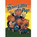 Buyenlarge The Three Little Pigs by Milo Winter Vintage Advertisement in Blue/Green/Orange | 66 H x 44 W x 1.5 D in | Wayfair 0-587-04699-6C4466