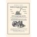Buyenlarge 'Boiled Sugar Roller & Steamed Powered Drop Machines' Vintage Advertisement in Black | 42 H x 28 W x 1.5 D in | Wayfair