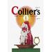 Buyenlarge Melting Santa Candle by Colliers Vintage Advertisement in Green/Orange/Red | 66 H x 44 W x 1.5 D in | Wayfair 0-587-02446-1C4466