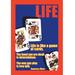 Buyenlarge 'Life' by Jarawl Nehru Vintage Advertisement in Blue/Red/Yellow | 42 H x 28 W x 1.5 D in | Wayfair 0-587-20842-2C2842