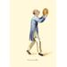 Buyenlarge Eclipse Gong Man by George Henry Malon Painting Print in Blue | 42 H x 28 W x 1.5 D in | Wayfair 0-587-07558-9C2842