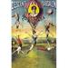 Buyenlarge 'French Balloon Circus Poster' Vintage Advertisement in Blue/Red/Yellow | 42 H x 28 W x 1.5 D in | Wayfair 0-587-23402-4C2842