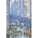 Buyenlarge 'Fifth Avenue' by Frederick Childe Hassam Painting Print in Blue | 42 H x 28 W x 1.5 D in | Wayfair 0-587-25224-3C2842