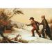 Buyenlarge The Trap Sprung by William Sydney Mount Painting Print in White | 24 H x 36 W x 1.5 D in | Wayfair 0-587-60613-LC2436