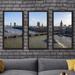 Picture Perfect International British Parliament from London Eye - 3 Piece Picture Frame Photograph Print Set /Acrylic in Blue/Gray | Wayfair