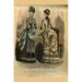 Buyenlarge 'Newest French Fashions 1884' by Warren Painting Print in White | 36 H x 24 W x 1.5 D in | Wayfair 0-587-32243-8C2842