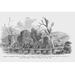 Buyenlarge 'Fremont Crosses Pontoon Bridge Over Shenandoah in Pursuit' by Frank Leslie Painting Print in White | 24 H x 36 W x 1.5 D in | Wayfair
