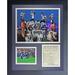 Legends Never Die 2014 Patriots Champs Framed Memorabili Paper in Blue | 15.5 H x 12.5 W x 1 D in | Wayfair 11822U